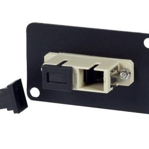 Fibre Systems | Next Slide SC Multimode Duplex OM1 Beige Adapter, Zirconia Sleeve