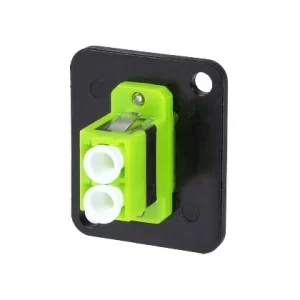 Fibre Systems | LC/APC Singlemode Duplex Green Fibre Optic Adapter