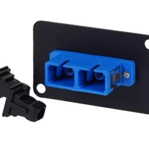 Fibre Systems | SC Singlemode Duplex Blue Adapter, Zirconia Sleeve
