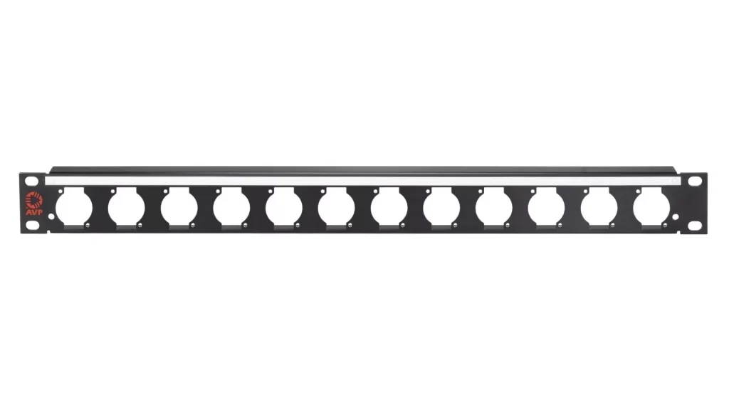 Universal Patch Panel 1RU, Single-D - AVP Maxxum Series