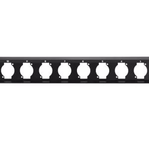 Fibre Systems | Universal Patch Panel 1RU, Single-D – AVP Maxxum Series
