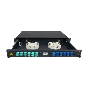 Fibre Systems | 1RU Rackmount Sliding SC – Patch Configuration