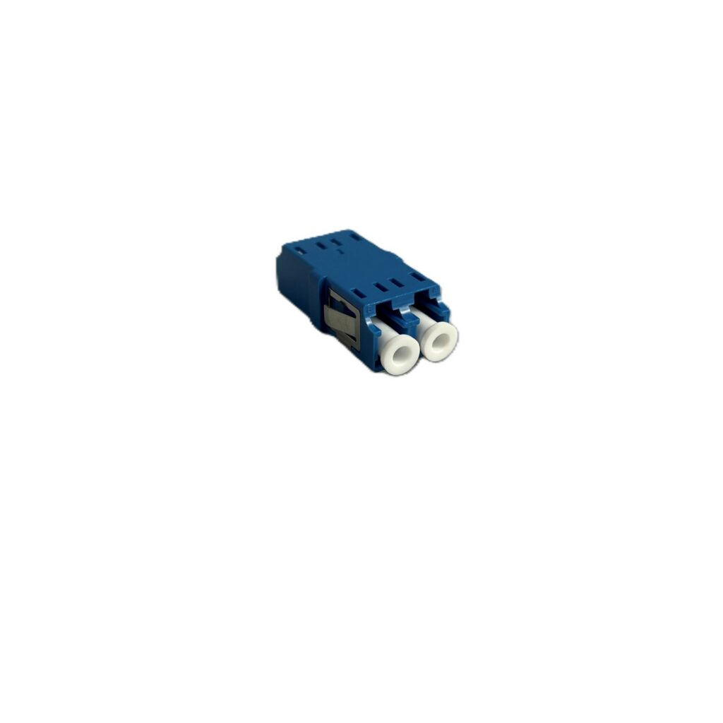 Adapter,LC Duplex, SM Unibody, Blue