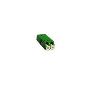 Adapter,LC Duplex, SM Unibody, Green