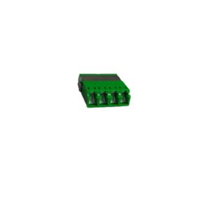 Adapter,LC Quad, SM shuttered Unibody, Green