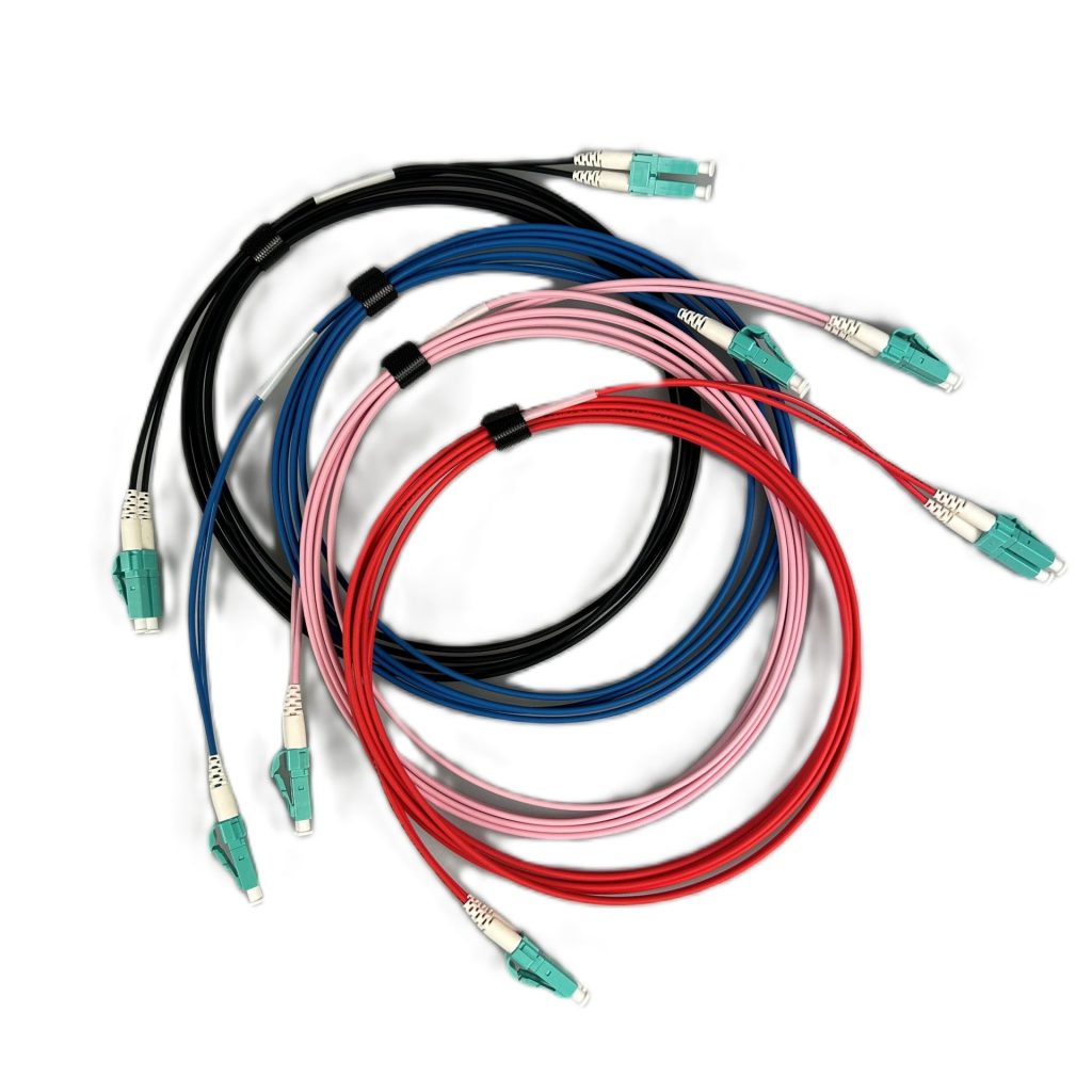 Patch Cord LC-LC Duplex Multimode OM4 LSZH 02m - Low Loss