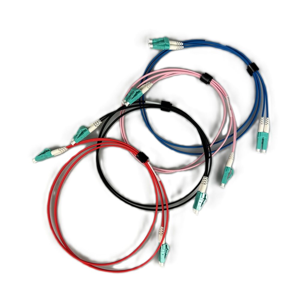 Patch Cord LC-LC Duplex Multimode OM4 LSZH 01m - Low Loss