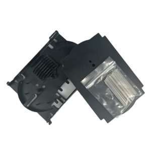 Fibre Systems | Compact DIN Enclosure LC/APC Duplex Shuttered 06 / 12 / 24  Port Patch Configuration