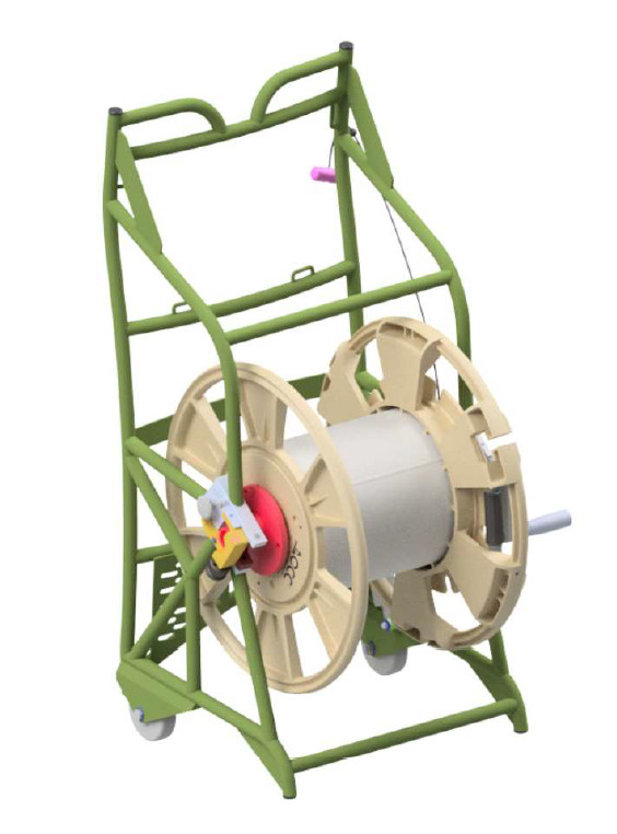 Backpack, incl Textile C/W Adaptor Axle for AFO-0500 Reel